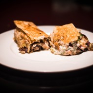 Буррито с куриным шашлыком