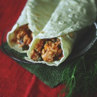 Буррито с курицей и рисом