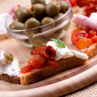 Бутерброд с брынзой