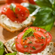 Бутерброд с сырным маслом