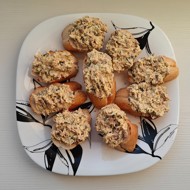 Бутерброды с печенью трески