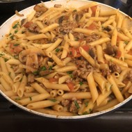 Быстрая паста болоньезе