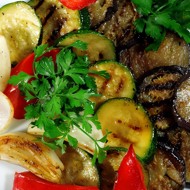 Быстрый рататуй на гриле