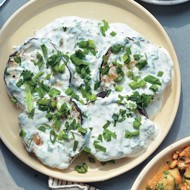 Быстрый салат из баклажанов