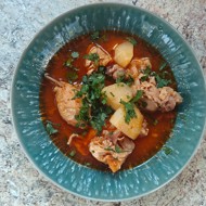 Чахохбили из курицы и картофеля