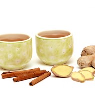 Чай с корицей и имбирем