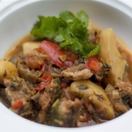 Чанахи со сладким перцем