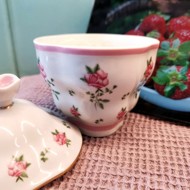 Чай с клубникой