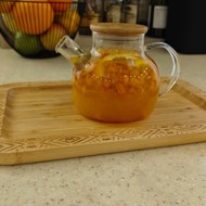 Чай с облепихой и апельсином согревающий