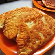 Чебуреки с дрожжевым тестом