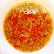 Чечевичная похлебка из красной чечевицы