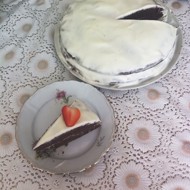 Черемуховый торт со сметанным кремом