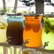 Черничный лимонад с лимоном