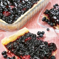 Черничный торт с лимонной цедрой