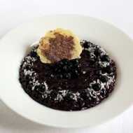 Чернично-кокосовое ризотто