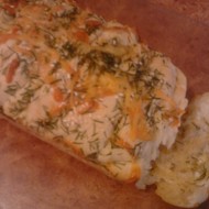 Чесночный хлеб с зеленью