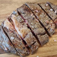 Чесночный стейк рибай