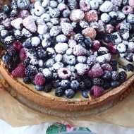 Чизкейк со свежими ягодами