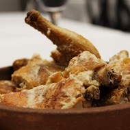 Цыпленок по-чкмерски (цыпленок в чесночно-молочном соусе)