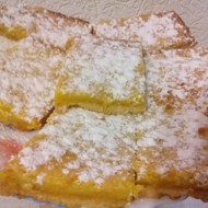 Цитрусовый торт в сахарной пудре