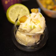 Цитрусовое кулфи с имбирём и манго