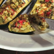 Цукини фаршированные крабовым мясом