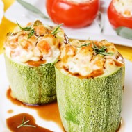 Цукини с креветками