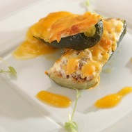 Цукини с миндалем и изюмом