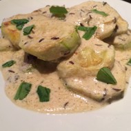 Цукини с тминными сливками