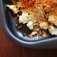 Цветная капуста в чесночных сухарях