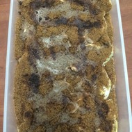 Десерт из готовых бисквитных коржей с бананами и апельсинами