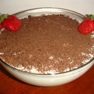 Десерт из ревеня