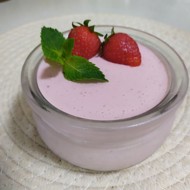 Десерт из творога и ягод