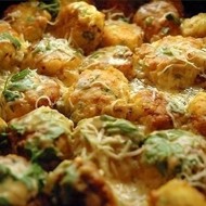 Диетические куриные шарики в йогурте