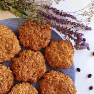 Диетическое овсяное печенье с кунжутом