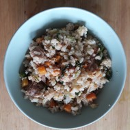 Дикий рис с тунцом в тайском стиле