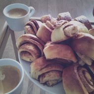 Домашние булочки с корицей
