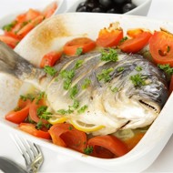 Дорада из печи