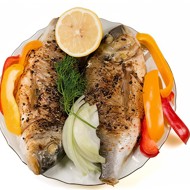 Дорада печеная