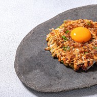 Драники из капусты с угрем