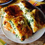 Дрожжевой пирог с луком  и яйцом