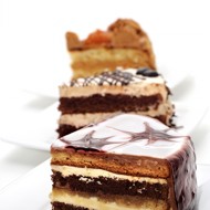 Двухцветный торт из сметаны