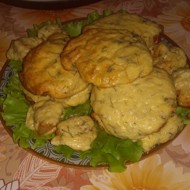 Эскалопы из свинины под сырно-чесночной корочкой