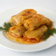 Фаршированные капустные листья