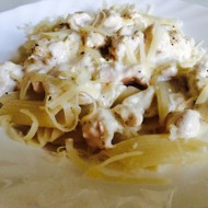 Феттучини со сливочным соусом