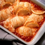 Филе камбалы в остром соусе