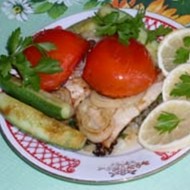 Филе рыбы по-гречески (Саламис)