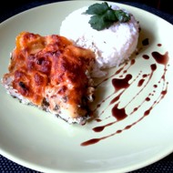 Филе тиляпии с апельсином и сулугуни