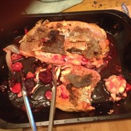 Форель гриль с овощами