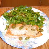 Форель с пармезаном и тимьяном